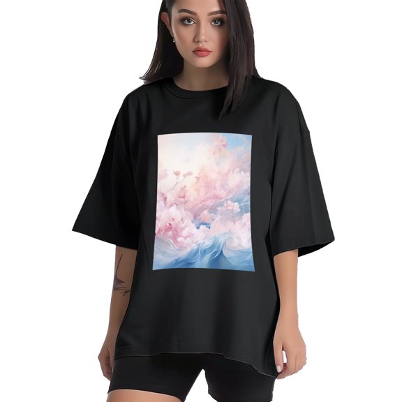 Plus Size Shirt for Women Black Tops for Women Short Sleeves Shirt for Women T Shirt Crewneck Shirt for Women XS