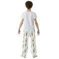 thumbnail image 5 of FORMRS Kids Pajama Pants with Pockets Size 6-8Y Boys Lounge Sleep Bottoms, Cartoon Ice Cream Pattern, 5 of 8