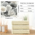 thumbnail image 3 of 6PCS Dish Towels and Dish Cloths Reuseable Dishcloths Sets for Washing Dishes, Cooking, Baking Size 11" x 11" Ink Wash Style Roses, 3 of 9