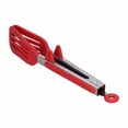 thumbnail image 1 of Spatula Clamp, Durable Baking Clamp Convenient Safe  For Turning And Carrying Food For Baking Tool 9in Red Bracket, 1 of 8