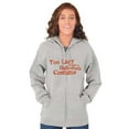 thumbnail image 4 of Too Lazy Ironic Halloween Costume Zip Up Hoodie Men's Women's Brisco Brands M, 4 of 6