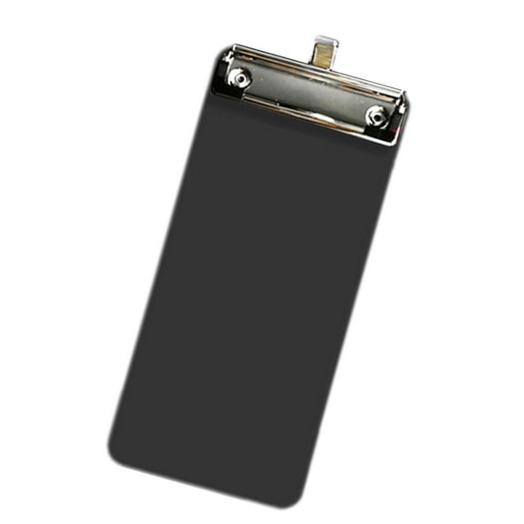 COOLHOOD Small Clipboard 10x22cm Writing Board Document Clipboard with Retactable Hanging Hook for Office School Classroom Cafe