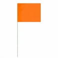 thumbnail image 4 of Marking Flags Florescent Orange 2" X 3" Flag With 12" Wire Staff (100 Flags), 4 of 5