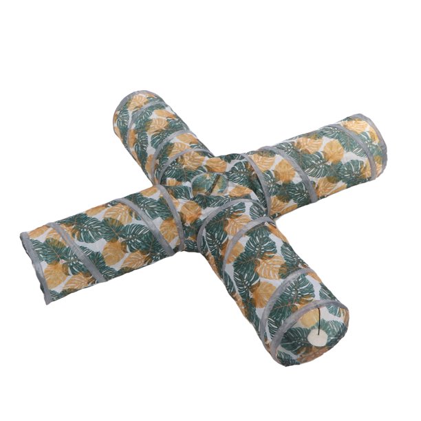 Juego de juguetes de túnel para gatos juego de túneles plegables para gatos bolas de felpa interactivas juguete de plumas interesante para suministros para mascotas ANGGREK Otros