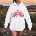 thumbnail image 2 of Towmus Womens Graphic Hoodies Rainbow Printed Hoodie Sweatshirt Casual Plus Size Pullover Long Sleeve Streetwear Drawstring Hoode, 2 of 4