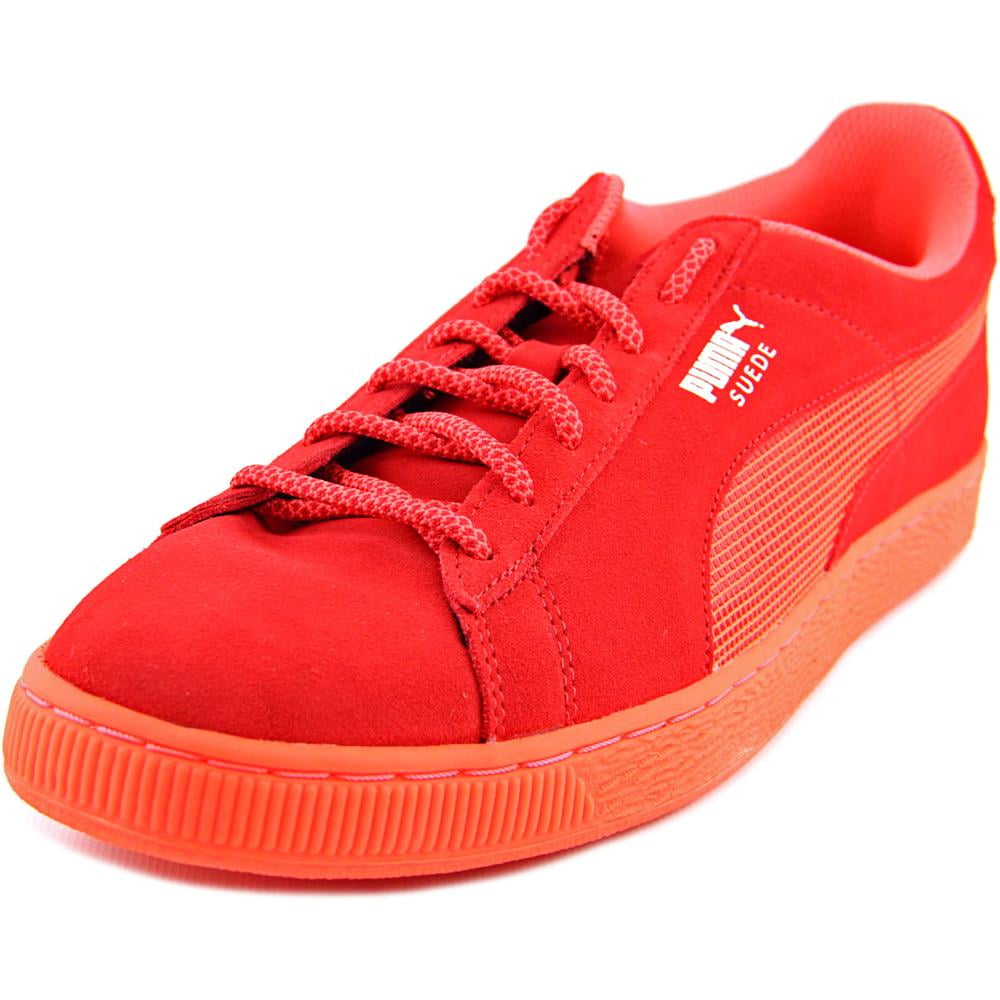 Puma Suede Classic Mesh FS Future Men's Shoes Barbados-Cherry Red Blast ...