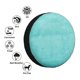 thumbnail image 4 of Balery Blue And Turquoise Cubiertas para Neumáticos - Protector Resistente para Neumáticos de Camioneta, SUV, Remolque, Camper y RV-15 inch, 4 of 6
