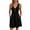 C Black, variant on Women's Sleeveless V Neck Dress Casual Button A Line Flare Dresses with Pockets Summer Loose Fit Soft Dresses