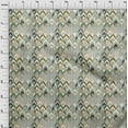 thumbnail image 4 of oneOone Viscose Chiffon Teal Blue Fabric Abstracts Craft Projects Decor Fabric Printed By The Yard 42 Inch Wide, 4 of 5