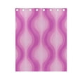 thumbnail image 5 of Pink Striped Pattern 63x55in Window Curtain Panels 63x55in 2-Piece Heavy Duty 80% Light Blocking, 5 of 5