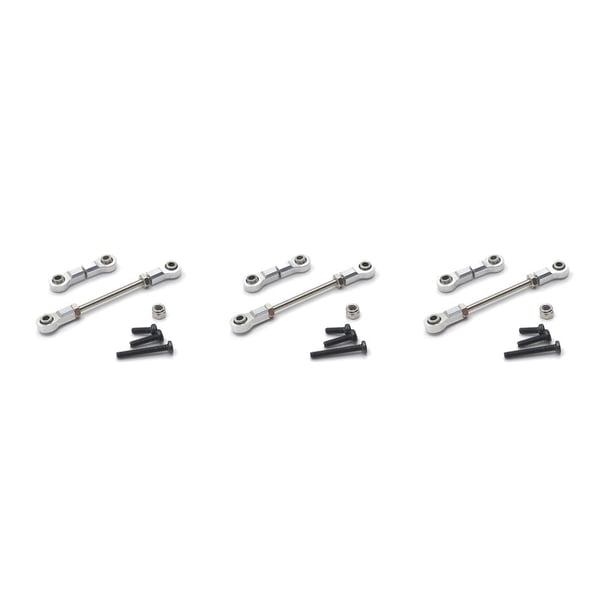 Vogacara Varilla de enlace Servo para coche con Control remoto 1/28, modificación de vehículos, varillas de conexión de dirección, Kit ensamblado, Type1 NO1 Vogacara CBP213544