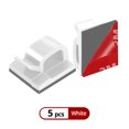 thumbnail image 1 of Self Stick Wire Organizer Line Cable Clip Buckle Clips Clamp Table Wall Fixer Fastener Power Cable Holder Wall Cable Sticker white squre, 1 of 6