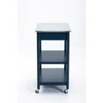 thumbnail image 5 of Boraam Holland Kitchen Cart With Stainless Steel Top - Navy Blue, 5 of 5
