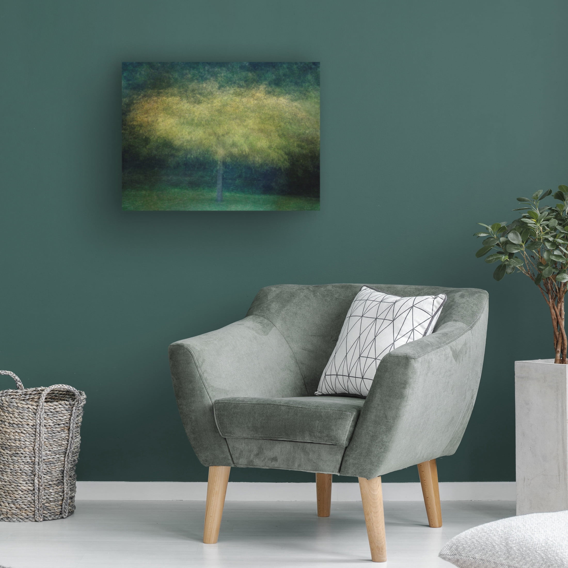 Canvas Wall Art - Nel Talen 'A Tree' Wall Art for Living Room, Bedroom, or Office Décor by Trademark Fine Art - 47 x 35 Inches