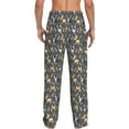 thumbnail image 3 of Xecao Bulldog Print Men's Straight Lounge Pajama Pants: The Ultimate in Comfortable Sleepwear, 3 of 9