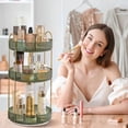 thumbnail image 4 of Organizador de maquillaje Shuang Qing giratorio de 3 niveles de alta capacidad, 4 of 6