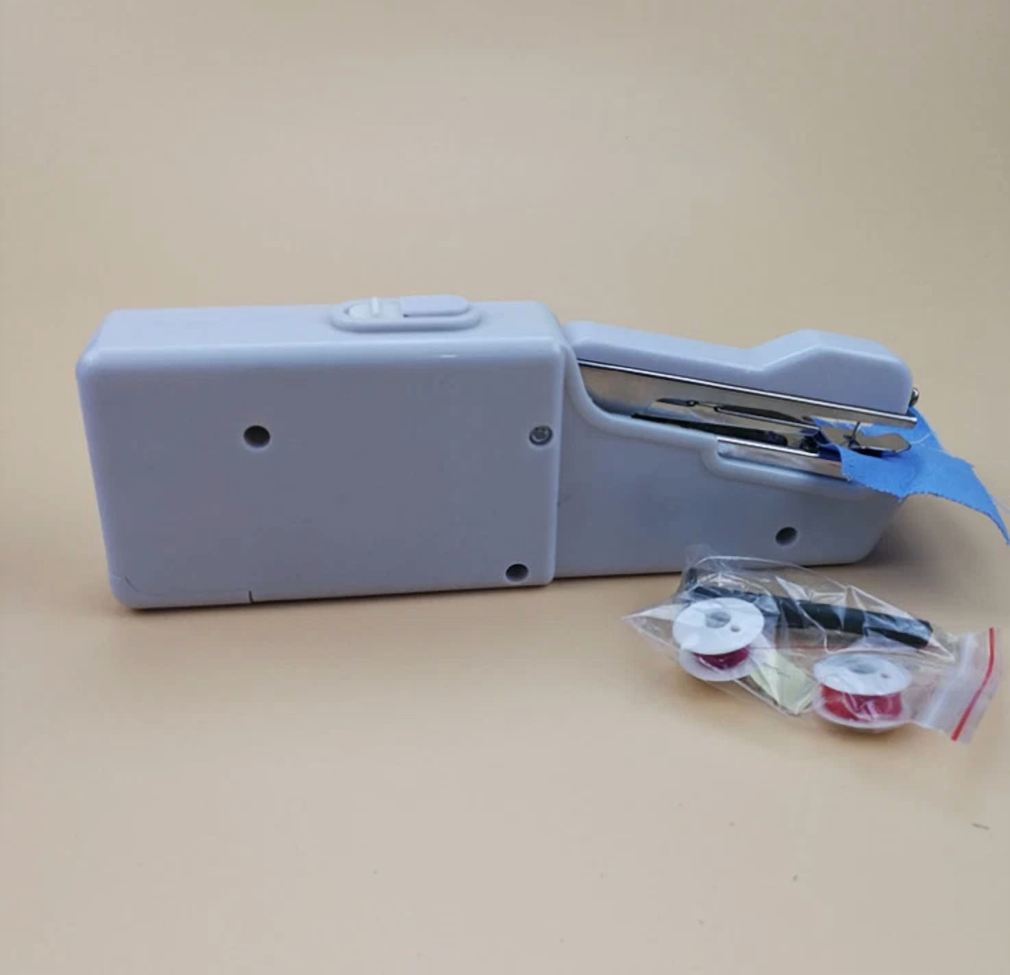 CIRCLE- Mini Portable Household Handy Stitch Electric Handheld Sewing Machine Gift White