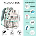 thumbnail image 6 of "Cute Butterfly Design Backpack - Roomy School Bag with 15 Inch Laptop Pocket, Water-Resistant Material, Fashionable Bookbag for College Women Students", 6 of 6