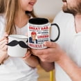 thumbnail image 3 of Taza Viberty Best Dad Ever Ceramic de 325 ml, regalo de Navidad, 3 of 7