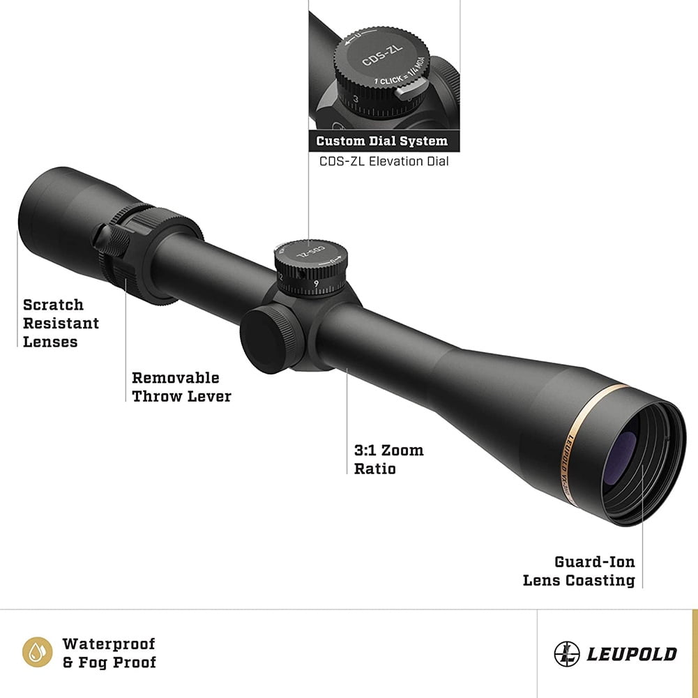 LEUPOLD VX-3HD 3.5-10x40 1in CDS-ZL Duplex Riflescope (180617)