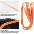 thumbnail image 4 of Zip Tie Tire Chains, Car Winter Tire Snow Zip Ties, 20PCS Universal Reusable Adjustable Anti-Slip Nylon Snow Removal from Ties Safety Chains Emergency for Trucks Car Suv Ice Mud(30pcs), 4 of 7