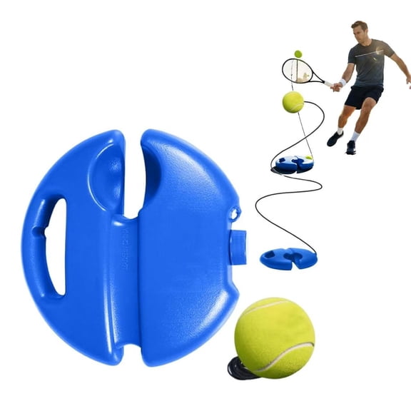 JWGIETK Tennis Ball Training Baseboard, Portable Tennis Rebounder with Weighted Base