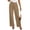 Khaki, variant on Women's Wide Leg Dress Pants 2026 Spring Summer High Waisted Business Casual Palazzo Pants Work Office Slacks Trousers Beige M