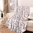 thumbnail image 2 of Pink Christmas Tree Pattern Round Blanket,Comfortable Soft Flannel Throw Blanket,All Season,Warm Lightweight Blankets for Sofa Bed Couch Living Room Chair 47"x47", 2 of 5