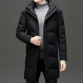 thumbnail image 3 of Chaqueta de plumón extraíble para hombre, chaqueta de plumón con relleno de plumón de pato, ropa de diseñador, chaquetas para hombre, abrigo de invierno 2024, saco informal para hombre, 3 of 5