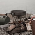 thumbnail image 4 of Outdoor Camping Stoves Rack Portable Stainless Steel Fire Frame Multifunctional Picnic BBQ Cooking Accessory Fire Burn Pit Stand Bonfire Support, 4 of 7