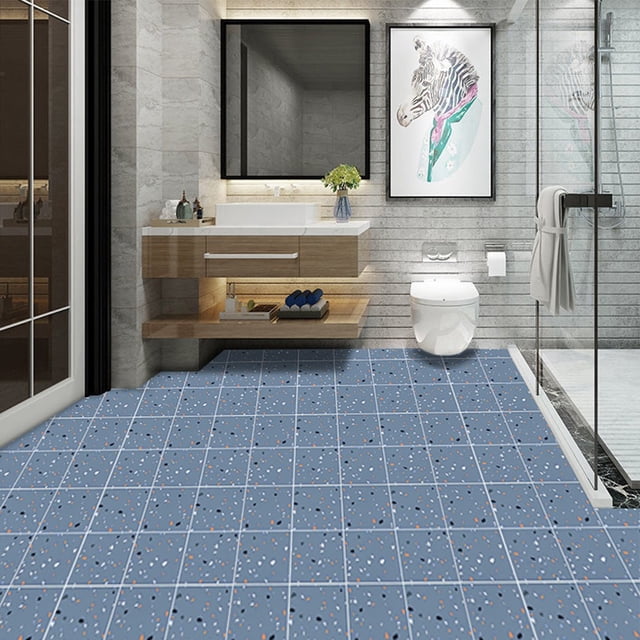 Premium Self-Adhesive Waterproof Bathroom Floor Stickers - Enhance Your Space