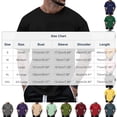 thumbnail image 4 of FRSASU Men’s Short Sleeve Shirts Crew Neck T-Shirt Love Print Casual Crew Neck Solid Basic Tops Green, 4 of 4