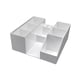 thumbnail image 3 of Organizador de pestañas, caja de almacenamiento, soporte para cosméticos, exhibidor acrílico, suministros de belleza transparente blanco, 3 of 9