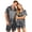 Gray&01#0622M, variant on Silk Couple Pajamas Matching Sets 2 Piece Short Sleeve Button Down Sleepwear Pjs Shorts Set Cozy Mens Loungewear Set S
