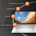 thumbnail image 2 of HP Envy x360 2-in-1 15.6" FHD Touchscreen Laptop, Intel core i7-1260P, 64GB RAM, 2TB PCIe SSD, Backlit KB, HD Webcam, Intel Iris Xe Graphics, Wi-Fi, Bluetooth, Win 11 Pro, Silver, 32GB USB Card, 2 of 9