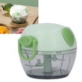 thumbnail image 4 of Garlic Mincer, Mini Manual Garlic Chopper, Multifunctional Vegetable Cutter, Hand Pull Garlic Mincer, Veggie Chopper, Garlic Onion Slicer with Pull Cord for Vegetables Fruits Meat, 4 of 7