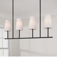 thumbnail image 5 of Capital Lighting 855241-550 Averitt 4 Light 42" Wide Chandelier - Black, 5 of 7