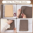 thumbnail image 4 of 47x15.7 Inch Binding Cloth Linen Cover Fabric Surface Cloth for Binding Upholstery Fabric for Protection DIY Crafts Scrapbooking Coffee diy, 4 of 6