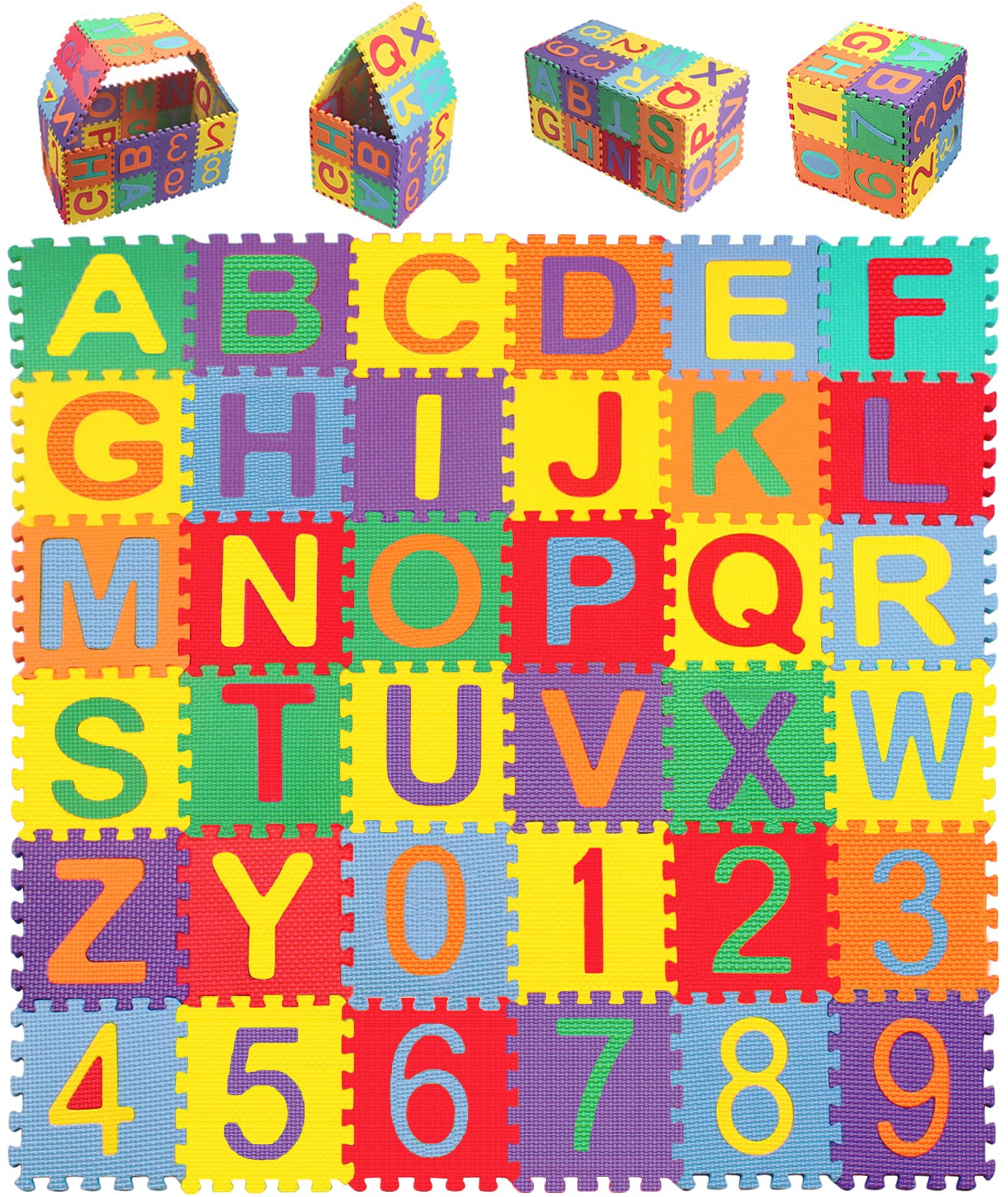 Grosses soldes! 36 pièces Puzzle Mat Apprentissage ABC Alphabet
