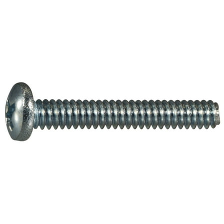 #4-40 x 3/4" Zinc Phillips Pan Head Machine Screws (48 pcs.)