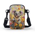 thumbnail image 2 of HELLHERO Leakproof Travel Crossbody Purse for Outdoor Holiday Travel, Koala Floral Pattern, 2 of 7