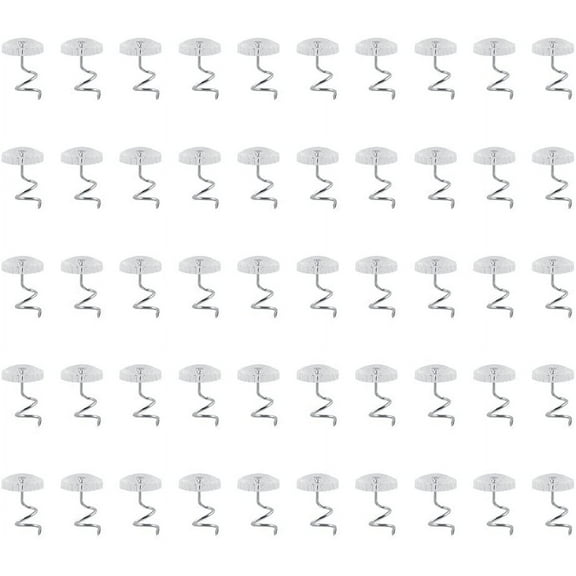 Upholstery Twist Pins, Clear Heads Bed Skirt Pins for Sofa Covers Slipcovers Arm Armrest Covers(30 / Box)