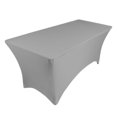 thumbnail image 4 of TISHITA 6FT Fitted Polyester Tablecloth Stretch Table Cover for Christmas Party, Easter,, 4 of 6