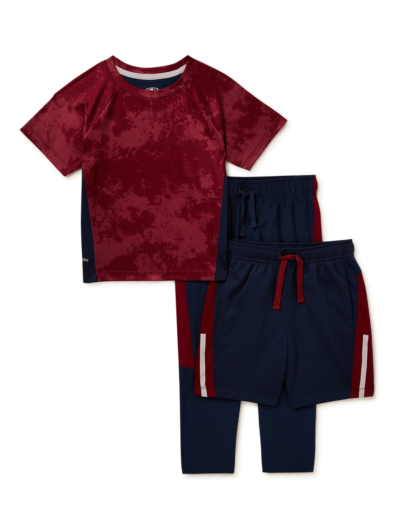 Athletic Works Baby & Toddler Boy T-Shirt, Short, and Jogger Pants ...