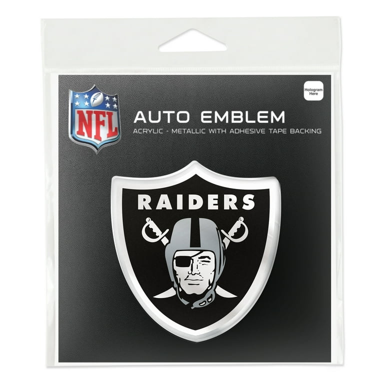 WinCraft NFL Las Vegas Raiders Metallic Auto Emblem - Car