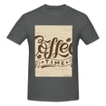 thumbnail image 4 of Bingfone Coffee Time (2) Men'S Loose Fit Short-Sleeve Pocket T-Shirt, 4 of 7