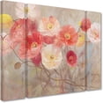 thumbnail image 2 of Li Bo 'Wild Poppies I' Multi Panel Art Set Large, 2 of 3