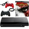 PlayStation 3 Slim 500GB Console With God Of War III & Accessories - Red