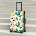 thumbnail image 2 of Lsque Floral Vintage Printed Luggage Cover, Travel Luggage Protector,Scratch and Dirt Resistant, Fits 18-32 Inch Luggage -, 2 of 9