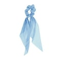 thumbnail image 4 of Unique Bargains 1 Pc Solid Tie Triangle Ribbon Scrunchies Blue, 4 of 5